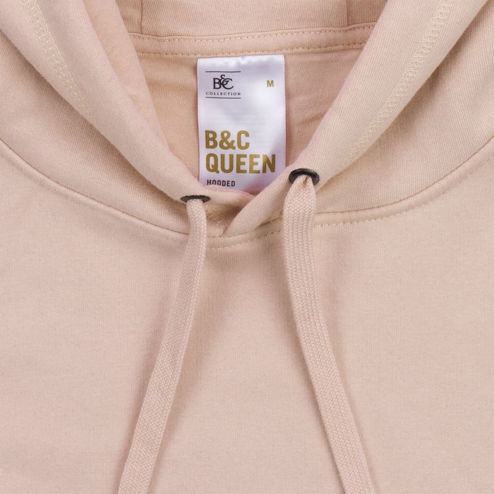 Толстовка с капюшоном женская Queen, серо-синяя-3