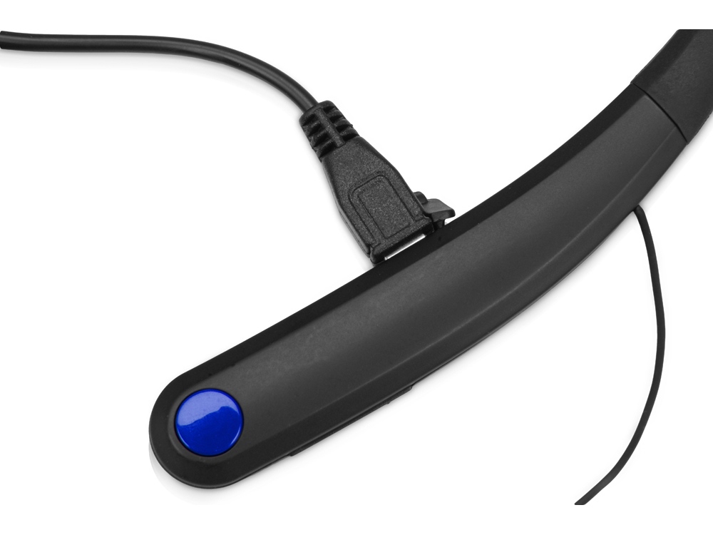 Беспроводные наушники с микрофоном Soundway, черный/синий-1
