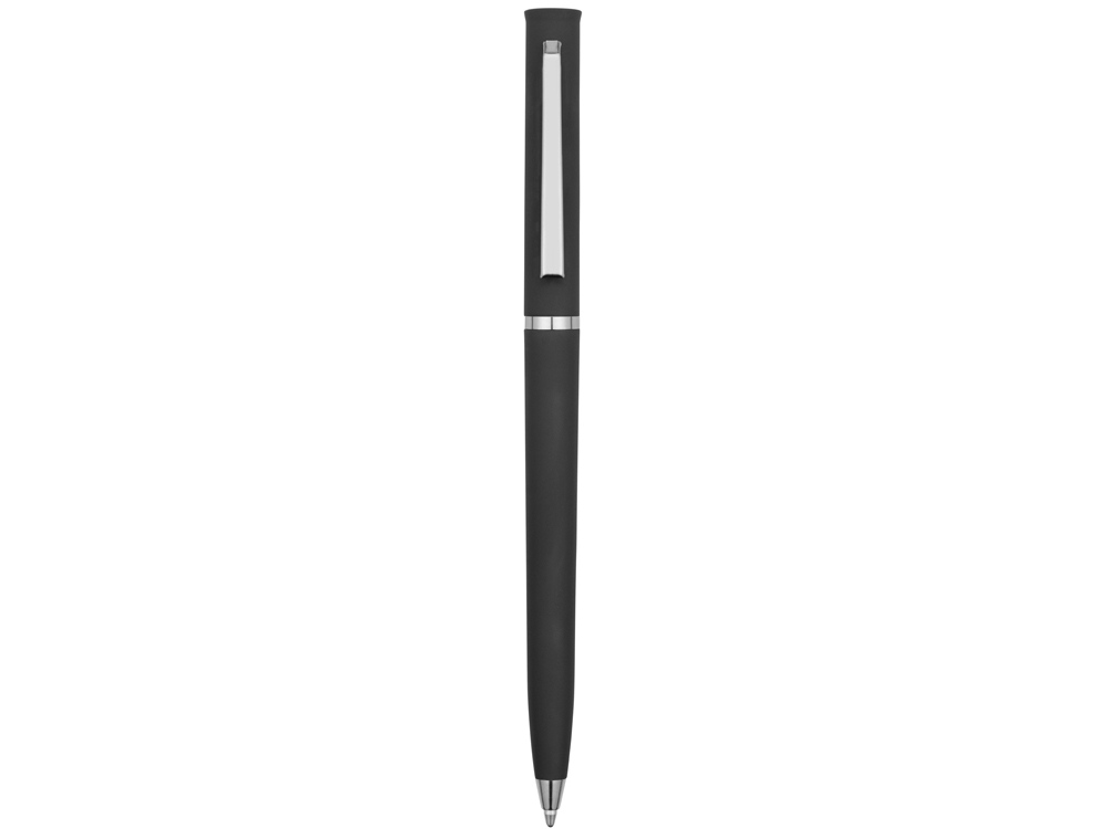 Ручка шариковая Navi soft-touch, черный-1