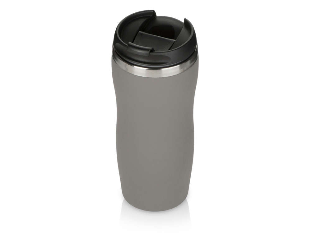 Термокружка Double wall mug C1, soft touch, 350 мл, серый-0