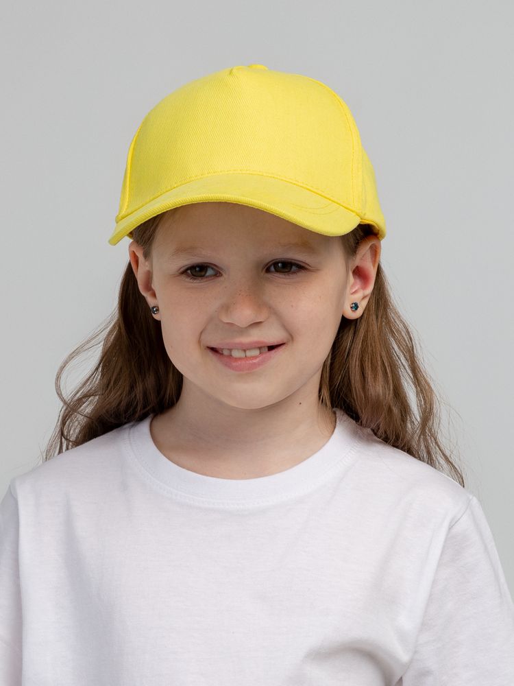 Бейсболка детская Standard Kids, желтая-2