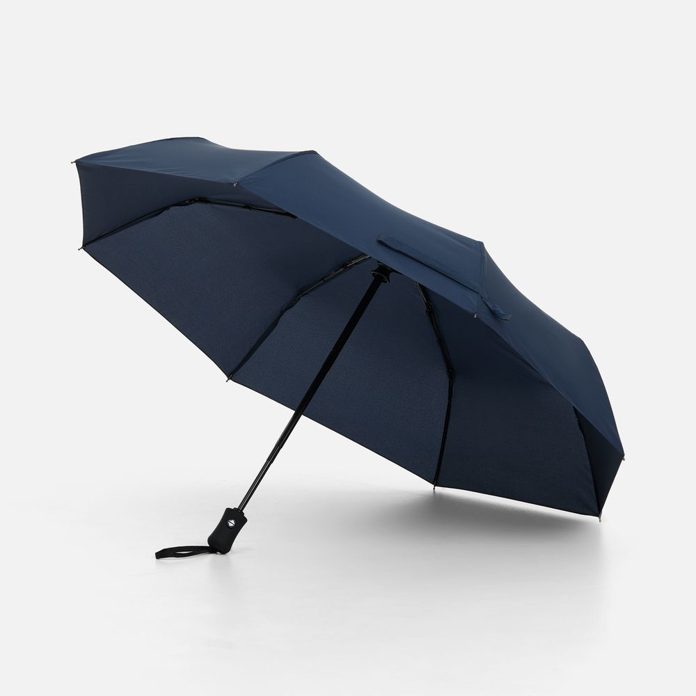Зонт складной Monsoon, темно-синий-1