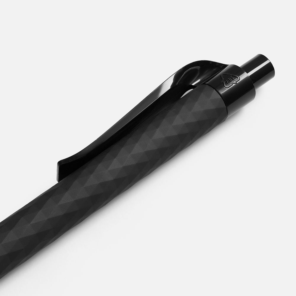 Ручка шариковая Prodir QS01 PRP-P Soft Touch, черная-5