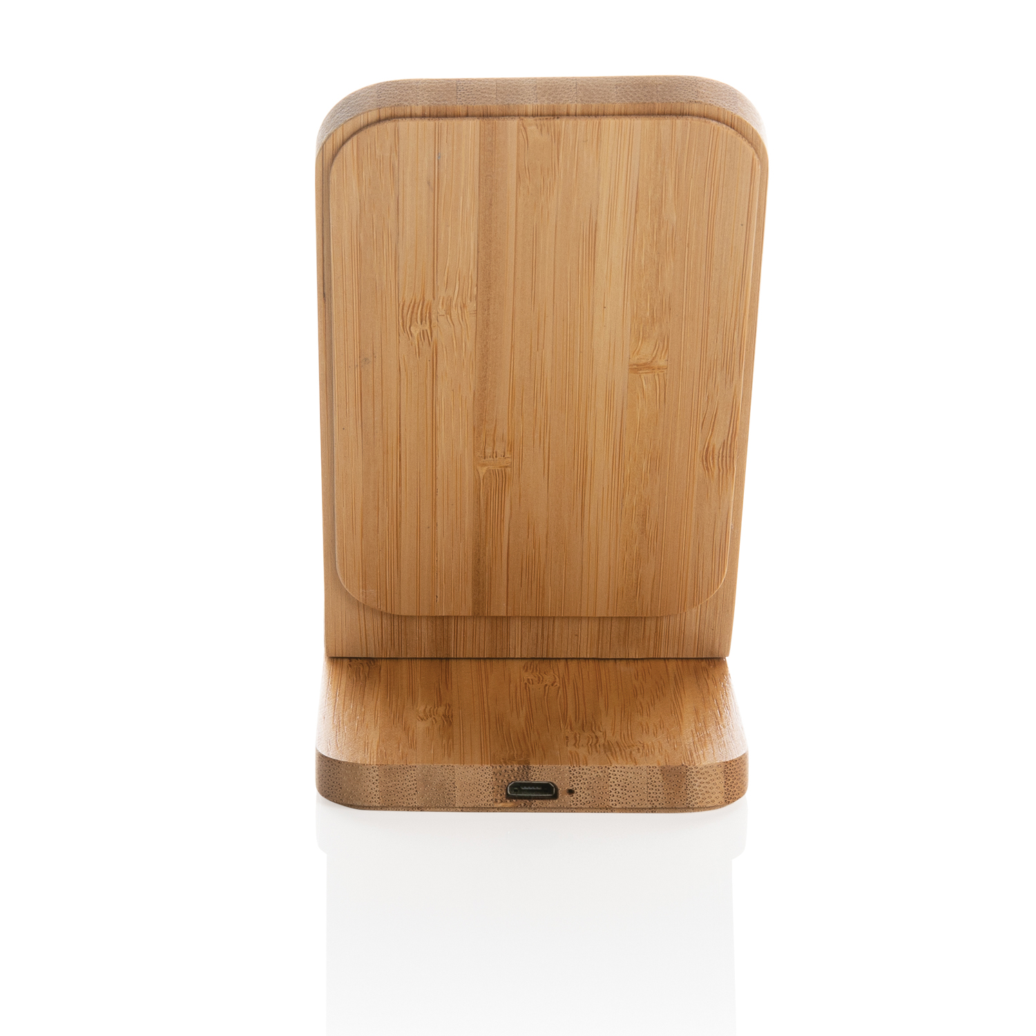 Док-станция Bamboo FSC® для беспроводной зарядки, 5 Вт-6