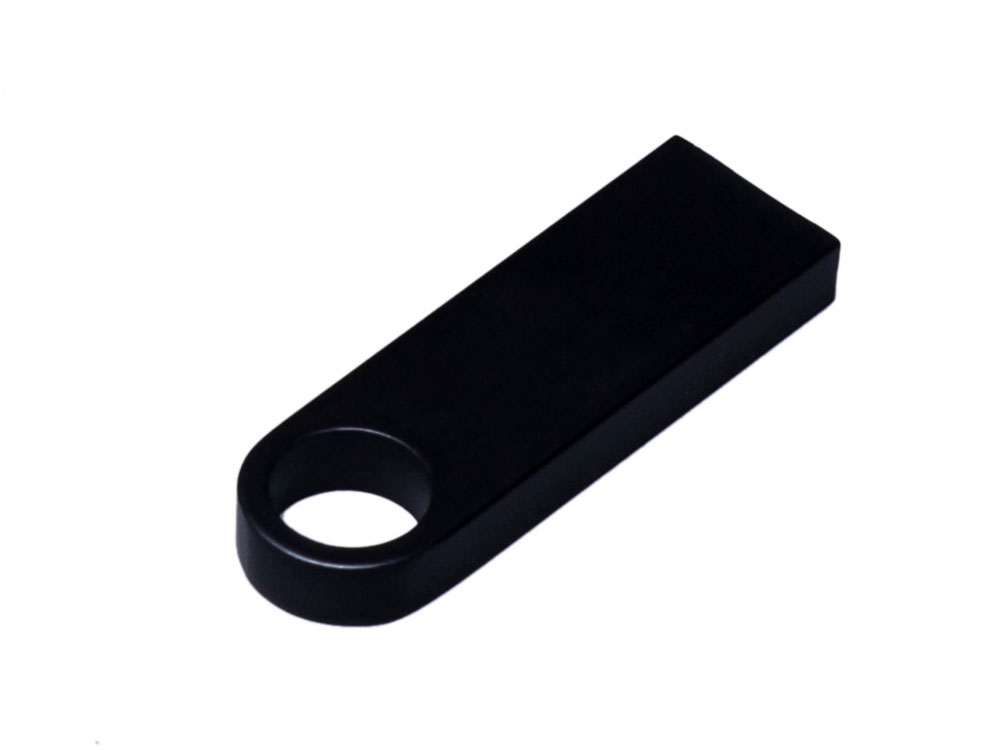 USB 3.0-флешка на 64 Гб с мини чипом и круглым отверстием, черный-0
