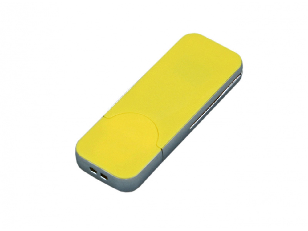 USB-флешка на 16 Гб в стиле I-phone, прямоугольнй формы, желтый-0