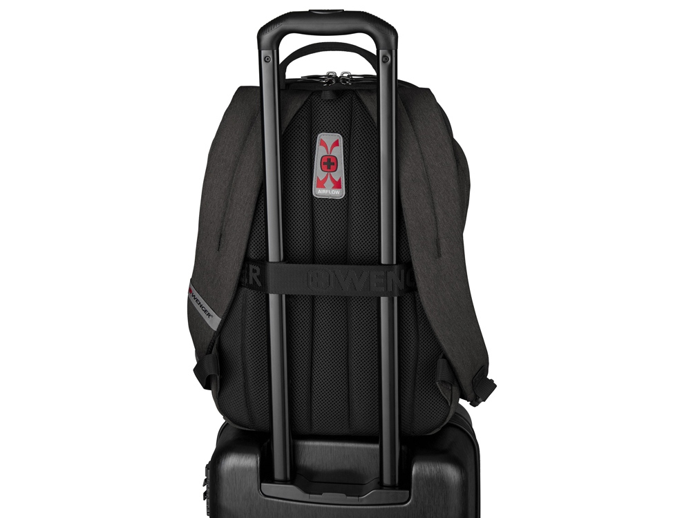 Рюкзак WENGER MX Light 16, серый, 100% полиэстер, 31х20х44 см, 21 л-5