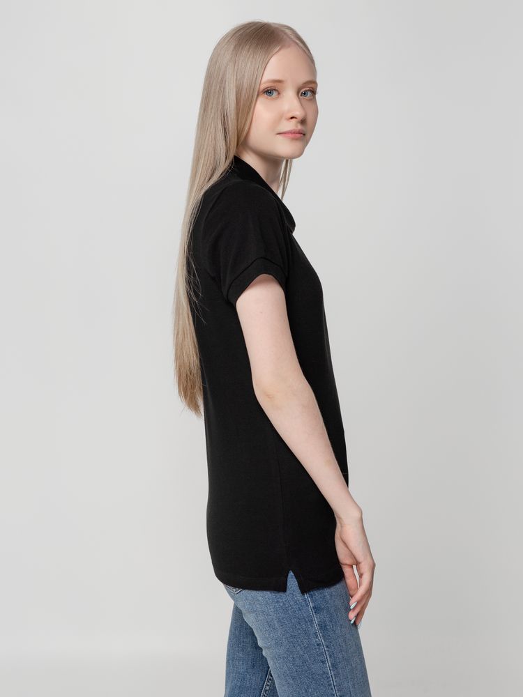 Рубашка поло женская Virma Lady, черная-4