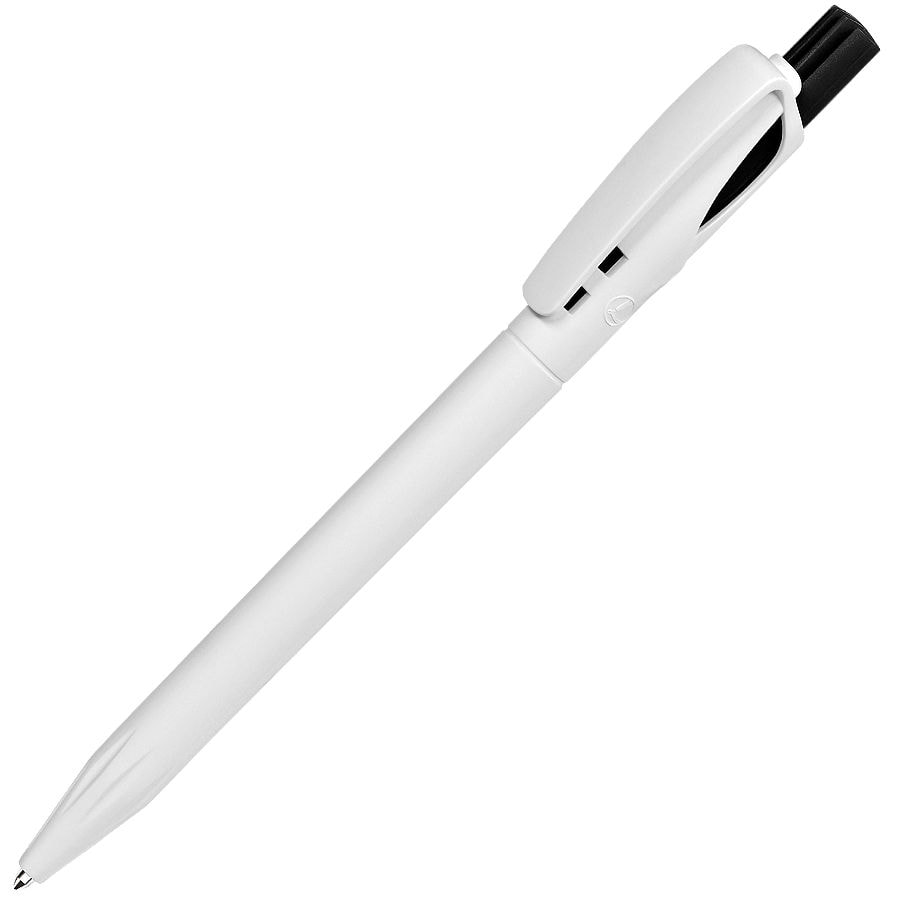 Ручка шариковая TWIN WHITE, белый, черный-0