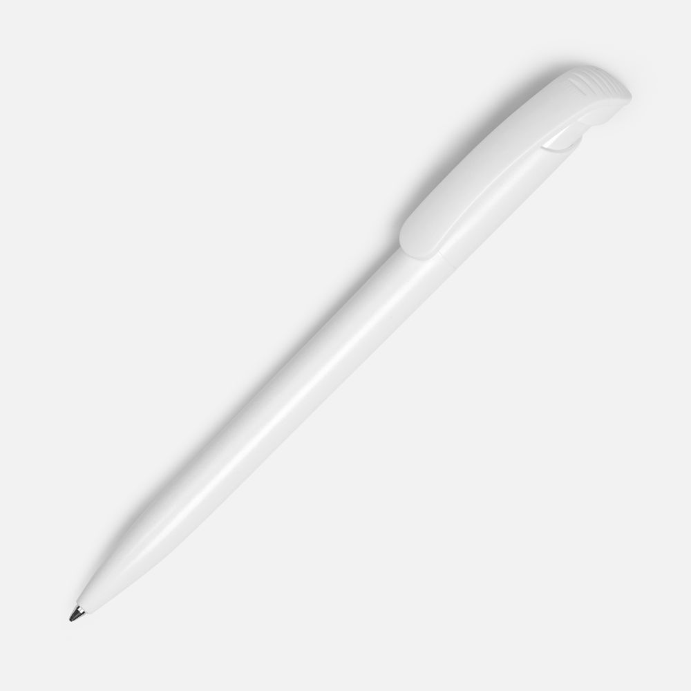 Ручка шариковая Clear Solid, белая-0