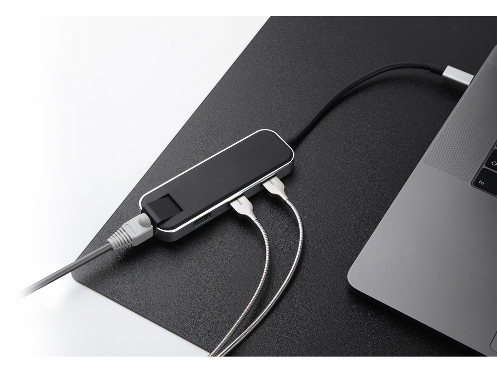 Хаб USB Rombica Type-C Chronos Black-8