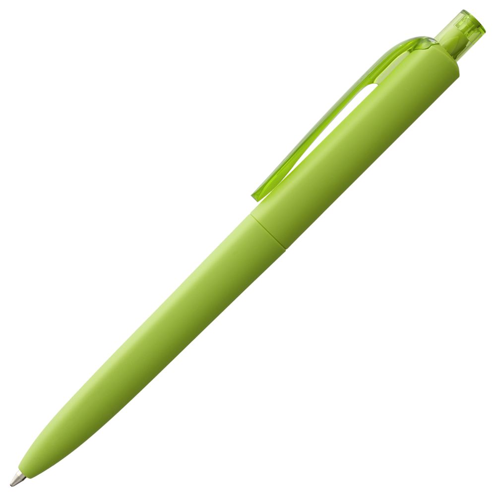 Ручка шариковая Prodir DS8 PRR-T Soft Touch, зеленая-1