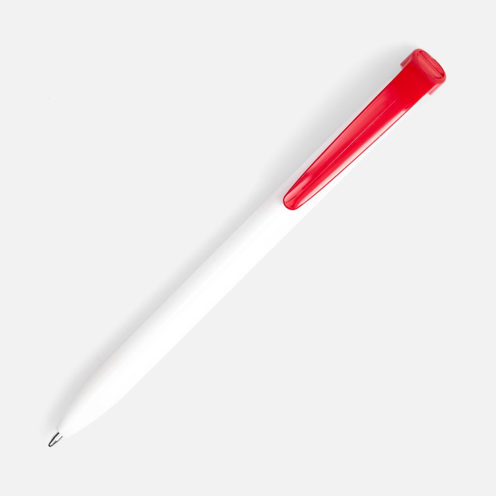 Ручка шариковая Favorite, белая с красным-2