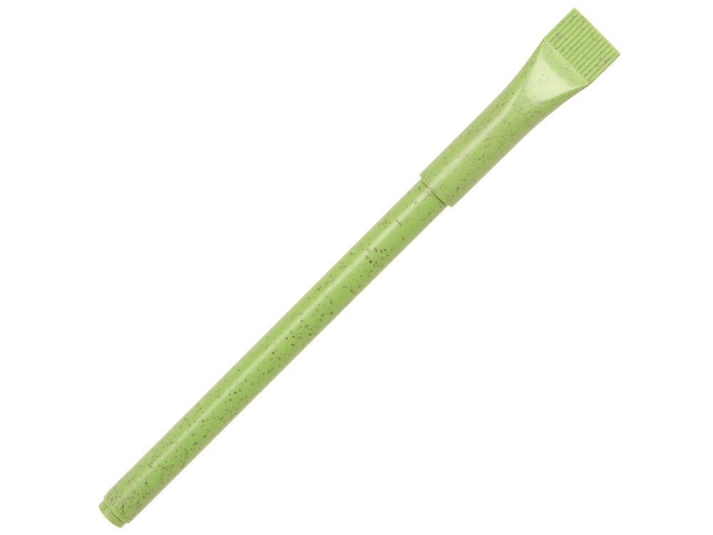 Ручка шариковая из пшеницы и пластика Plant, зеленый-0