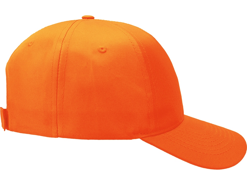 Бейсболка Poly 5-ти панельная, оранжевый-2