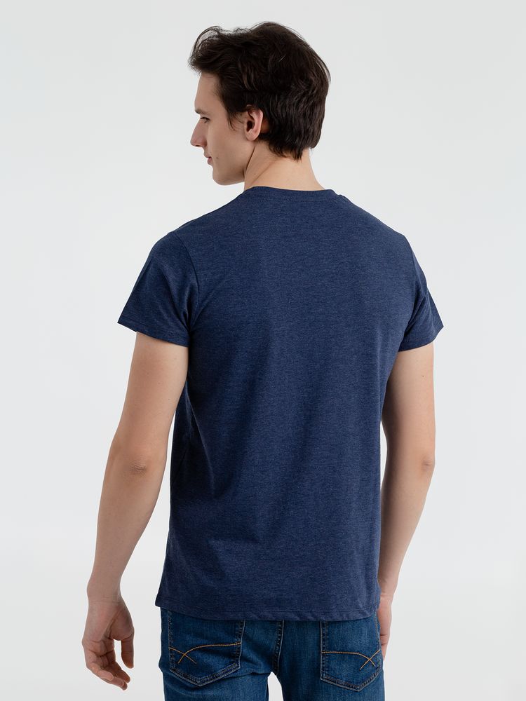 Футболка мужская Regent Fit 150, синий меланж-3