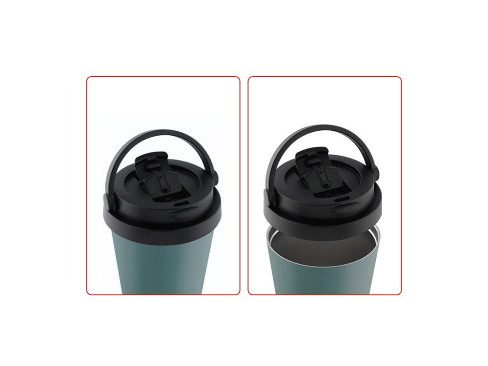 Термокружка из нерж. стали тм THERMOcafe TCCM-500KA (RHG) 0,5L-2