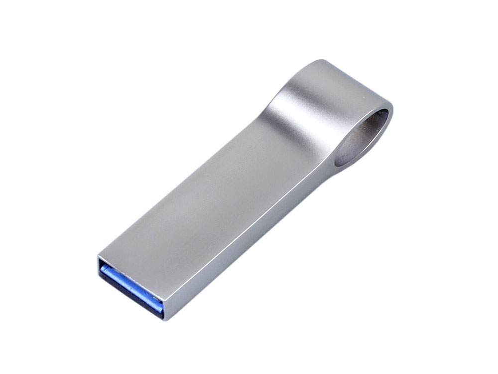 USB 2.0-флешка на 4 Гб с мини чипом, компактный дизайн, боковое отверстие для цепочки-1