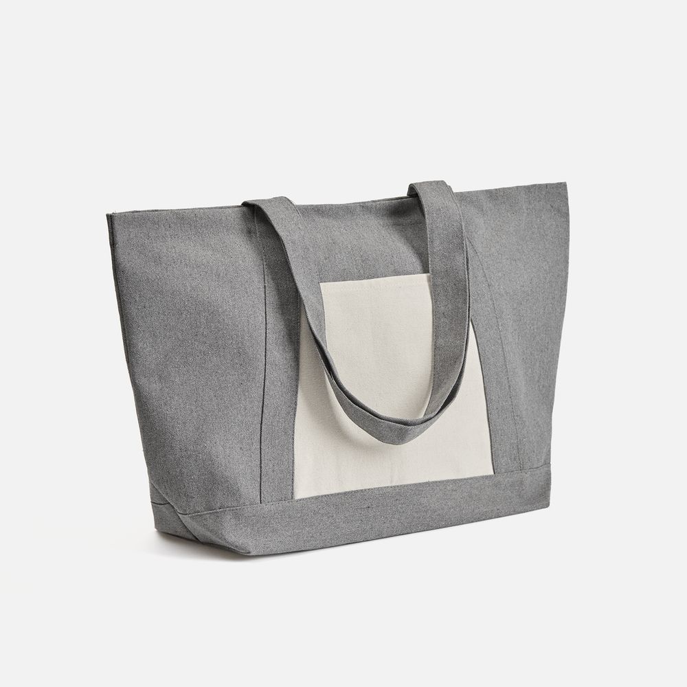 Шопер Shophop, серый с неокрашенным-0