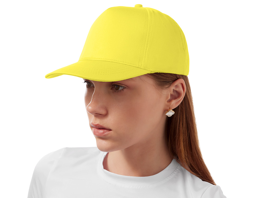 Бейсболка Мемфис 230 5-панельная, yellow-3
