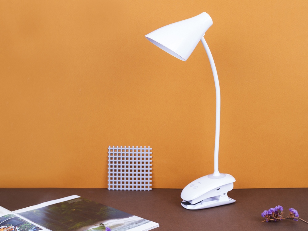 Настольная лампа Rombica LED Clamp, белый-3