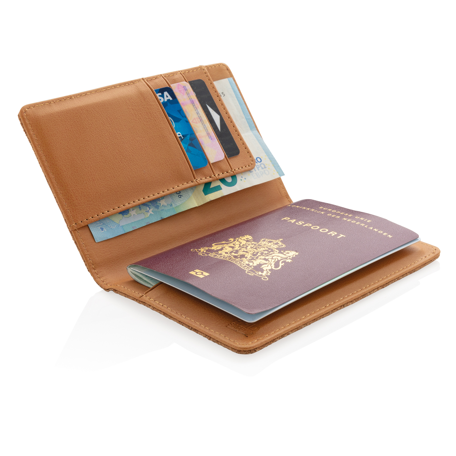 Эко-обложка для паспорта Cork  с RFID защитой-7