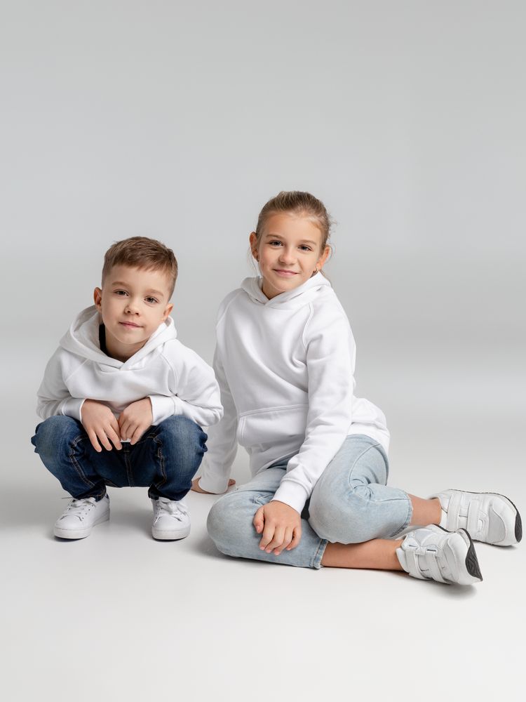 Толстовка детская Stellar Kids, белая-5
