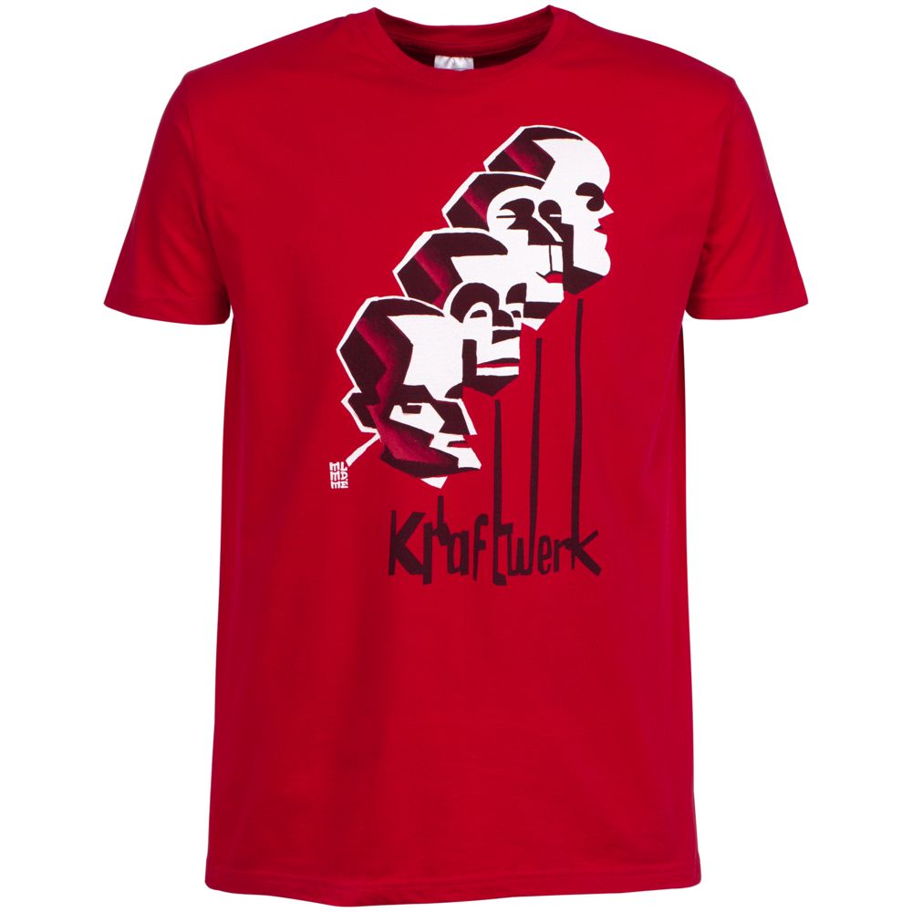 Футболка «Меламед. Kraftwerk», красная-2