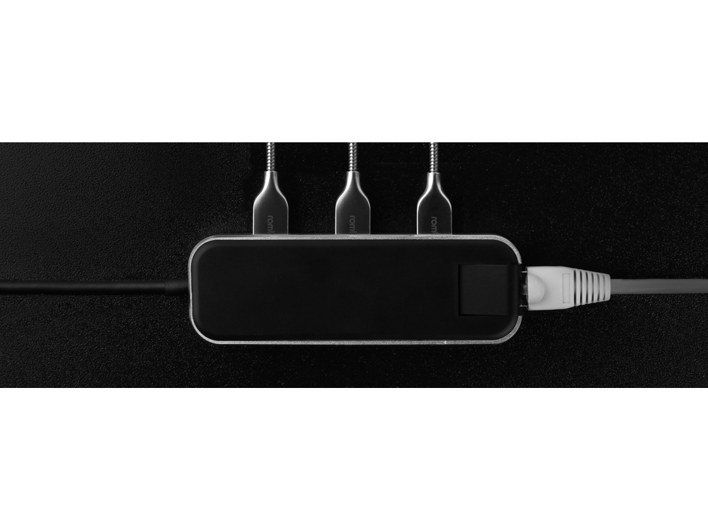 Хаб USB Rombica Type-C Chronos Black-7