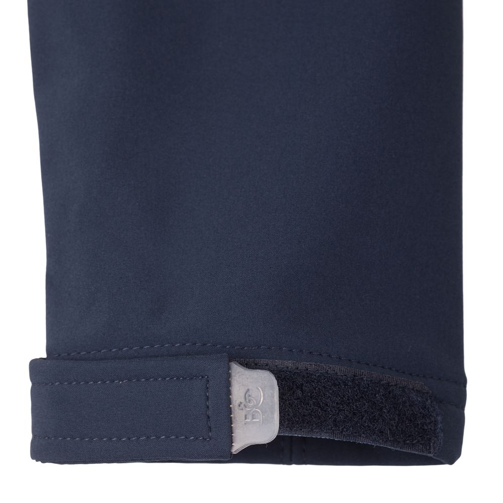 Куртка женская Hooded Softshell темно-синяя-5