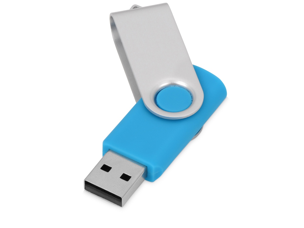 Флеш-карта USB 2.0 8 ГБ Квебек, голубой-1