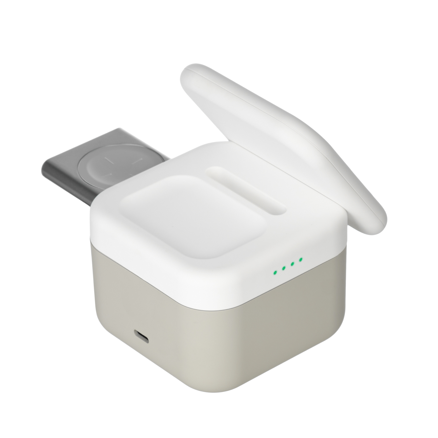 Беспроводная зарядная станция 3в1 15W Куб (Cube Wireless Magnetic)-2