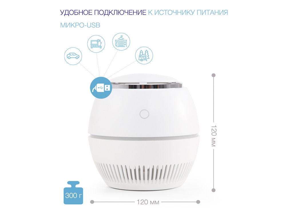 Переносной очиститель + обеззараживатель REMEZair RMA-101-01-3