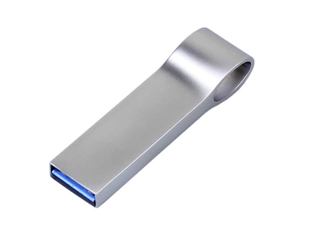 USB 3.0-флешка на 64 Гб с мини чипом, компактный дизайн, боковое отверстие для цепочки-1