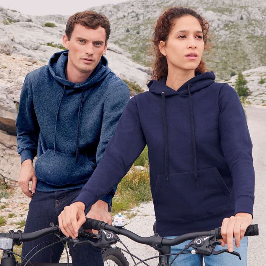 Толстовка с начесом CLASSIC HOODED SWEAT 280, темно-зелёный-2