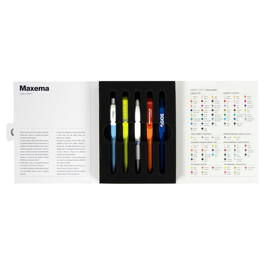 Папка c образцами ручек Maxema mini 1, белый-1