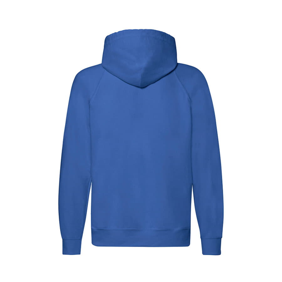 Толстовка без начеса LIGHTWEIGHT HOODED SWEAT JACKET 240, ярко-синий-2