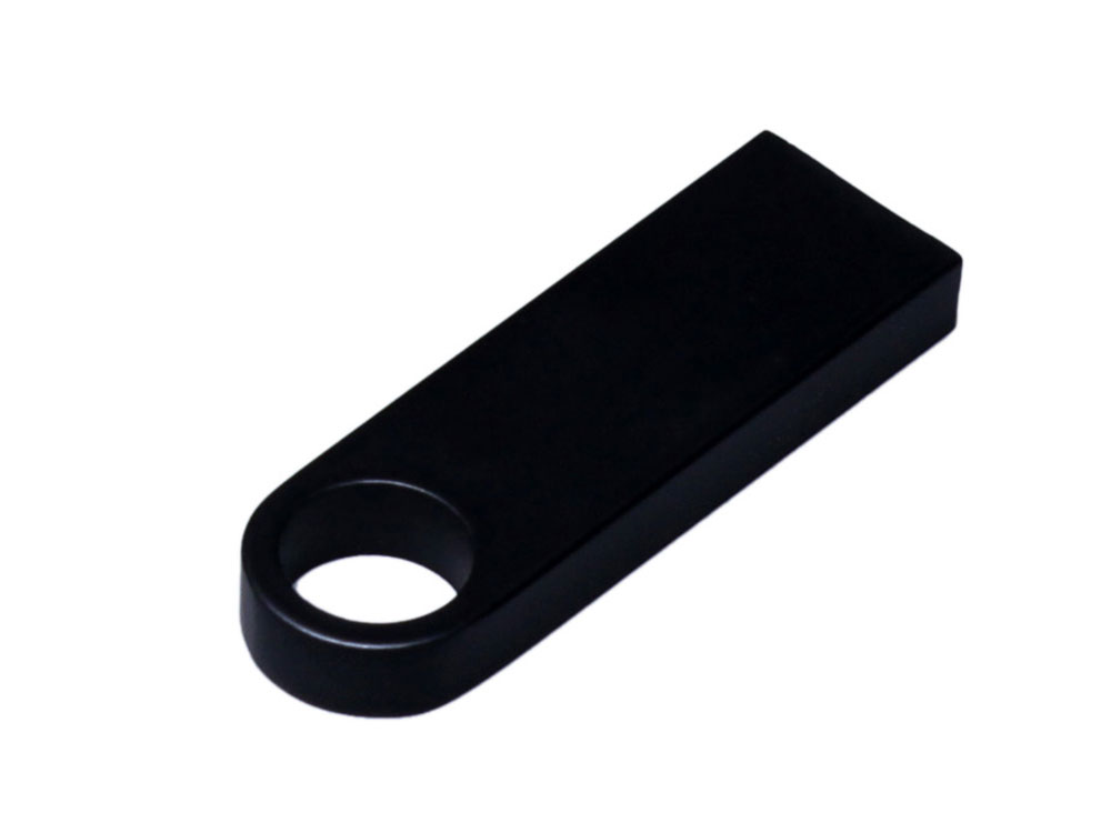 USB 3.0-флешка на 32 Гб с мини чипом и круглым отверстием, черный-2