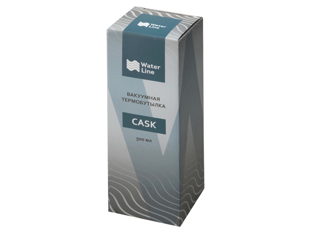 Вакуумная термобутылка Cask Waterline, soft touch, 500 мл, белый-7
