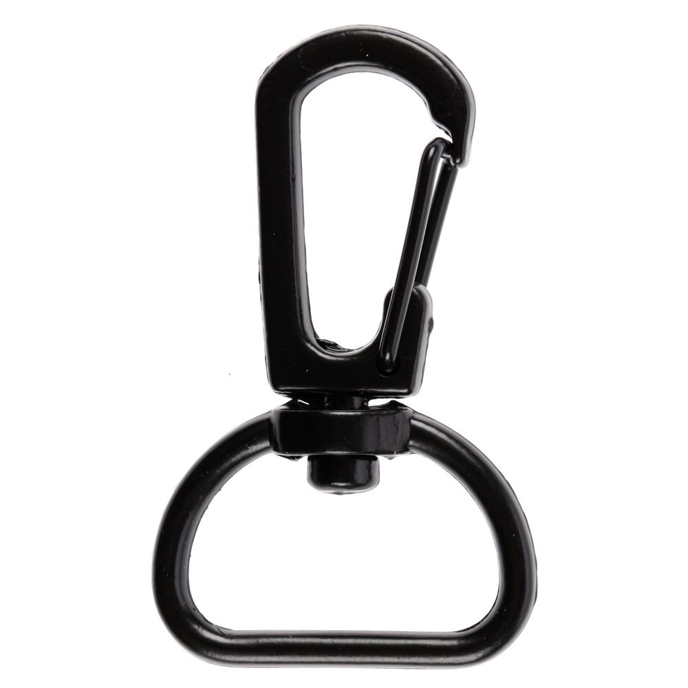 Застежка-карабин Snap Hook, M, черная-0