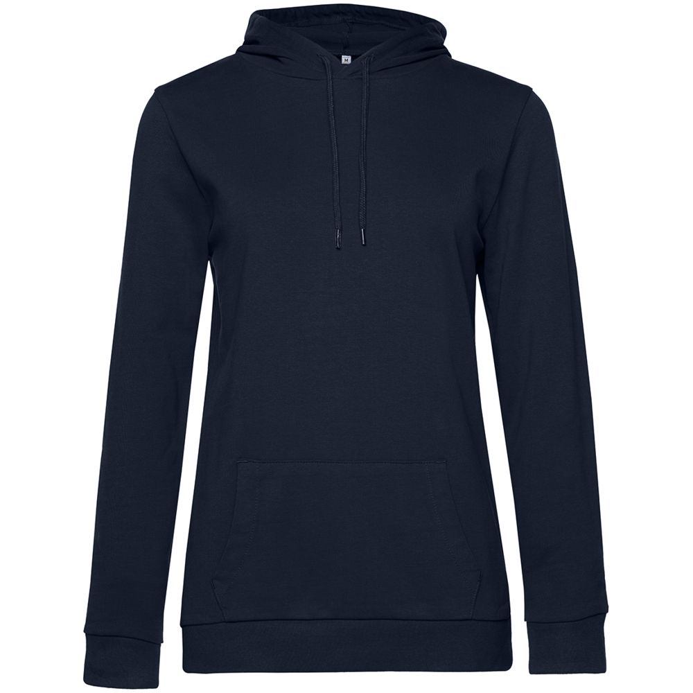 Толстовка с капюшоном женская Hoodie, темно-синяя-1