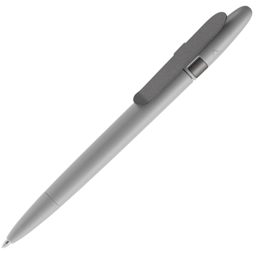 Ручка шариковая Prodir DS5 TSM Metal Clip, серая-0