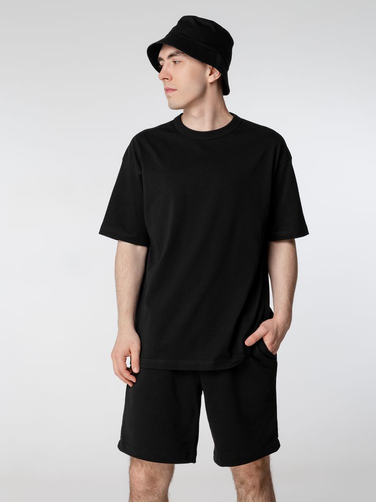 Футболка оверсайз мужская Boxy Men, черная-2