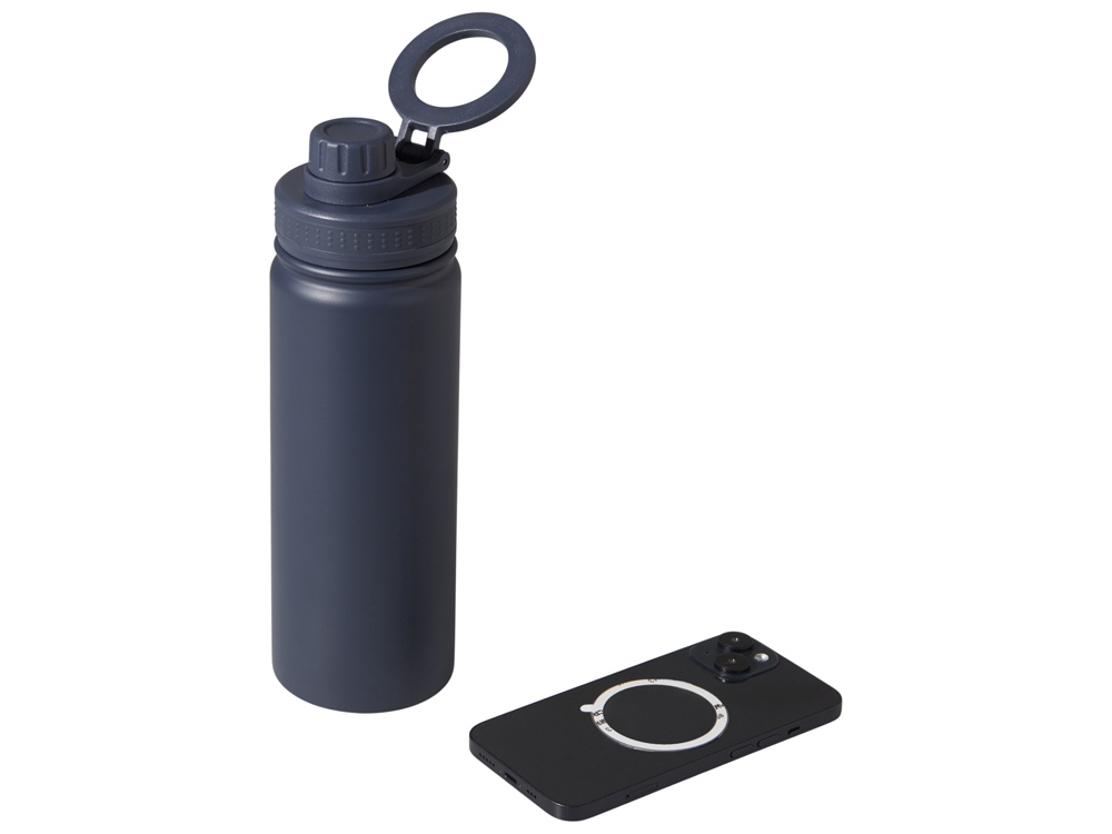 Вакуумная термобутылка с magsafe-держателем INSIDER, 600 мл, синий-3