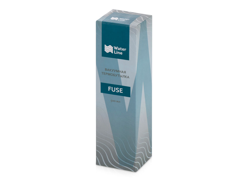 Вакуумная герметичная термобутылка Fuse с 360 крышкой, черный, 500 мл-6