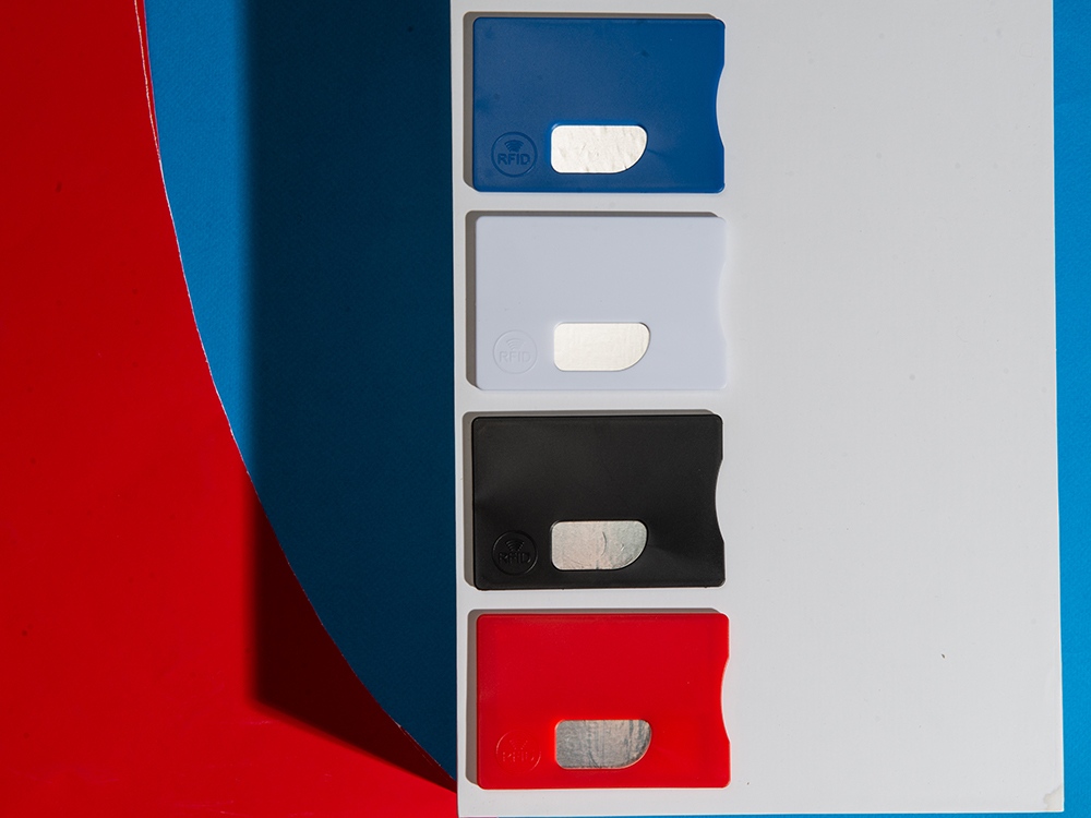 Защитный RFID чехол для кредитной карты Arnox, красный-3