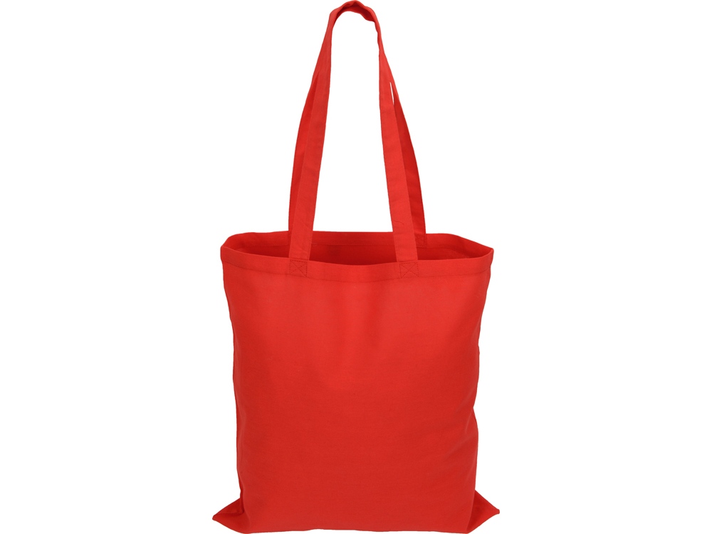 Сумка для шопинга Carryme 140 хлопковая, 140 г/м2, красный-2