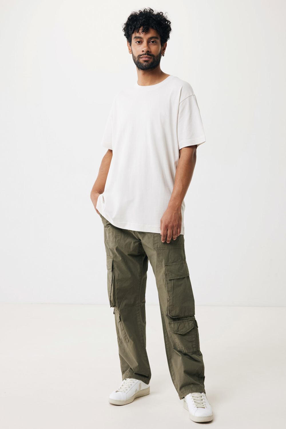 Футболка Iqoniq Kakadu из переработанного хлопка, свободный крой, унисекс, 180 г/м²-12