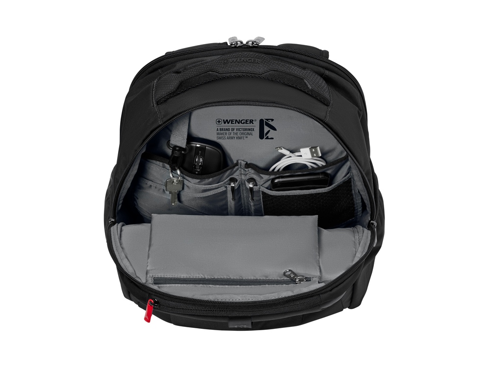 Рюкзак WENGER XE Professional 15.6, черный, переработанный ПЭТ/Полиэстер, 32х22х44 см, 23 л.-7