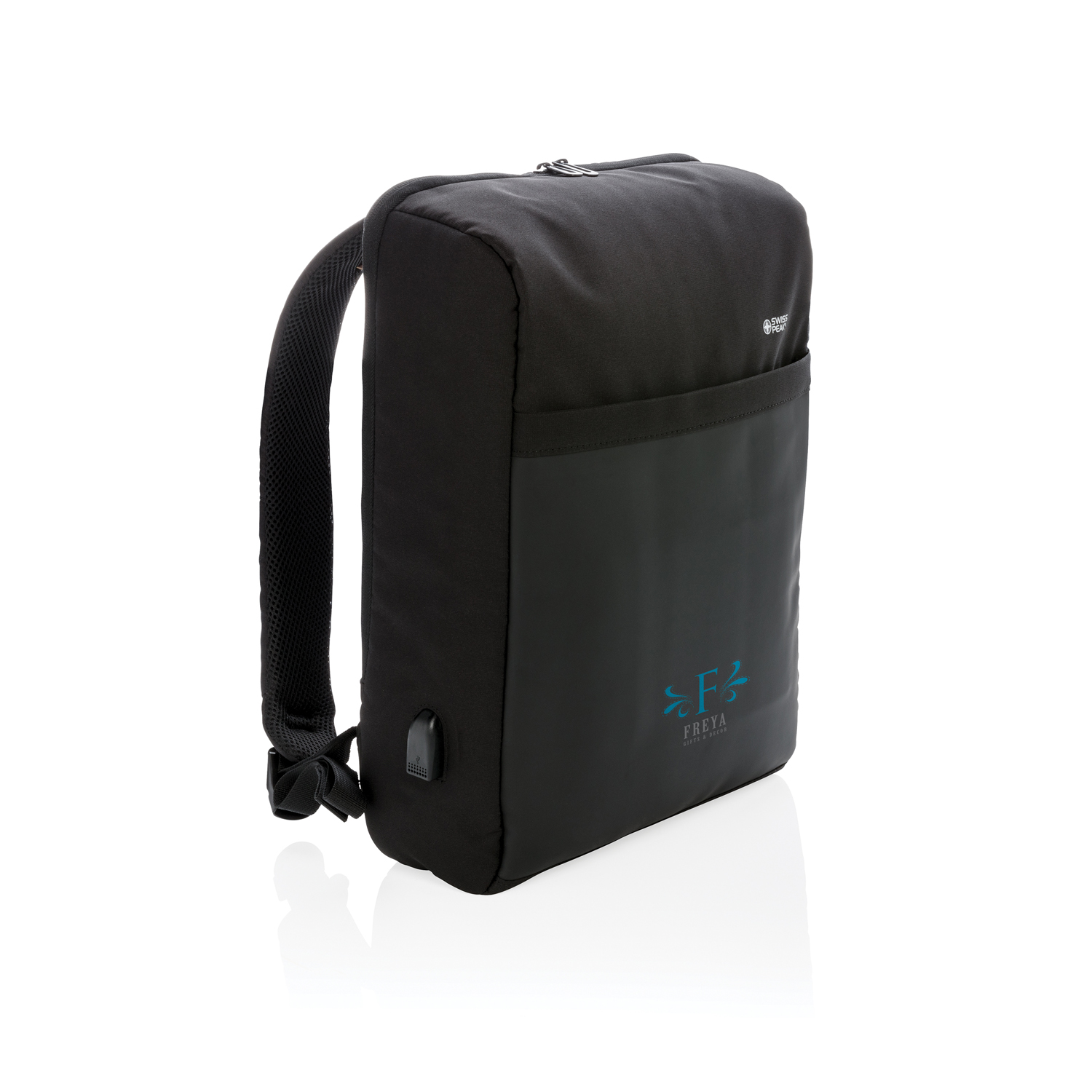 Антикражный рюкзак Swiss Peak 15"  с RFID защитой и разъемом USB-2
